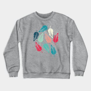 Leave Me Multi (Aqua Red) Crewneck Sweatshirt